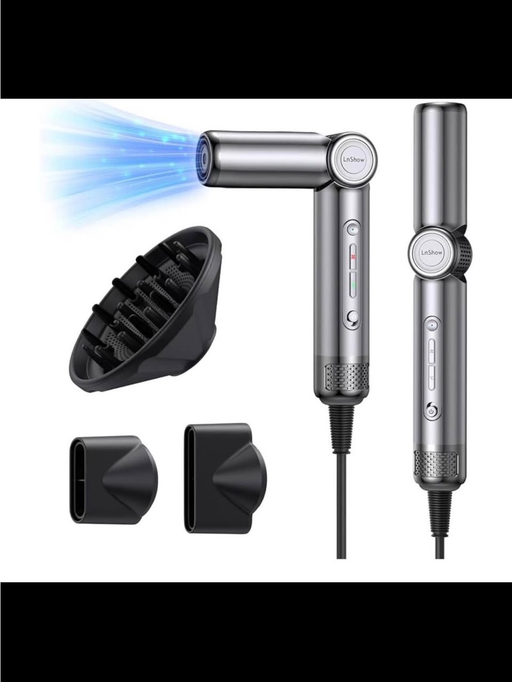 NEW/SEALED Foldable Hair Dryer with Diffuser High-Speed Professional